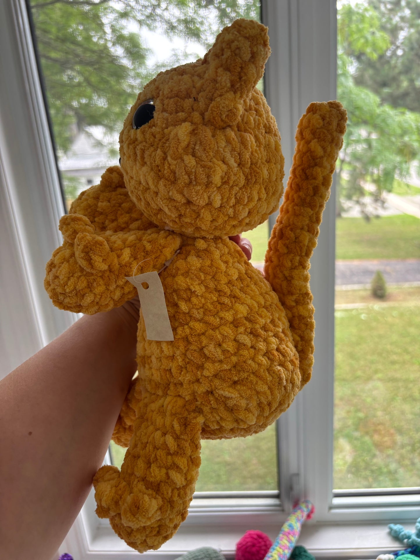 Yellow Miso the Cat Crochet Plush