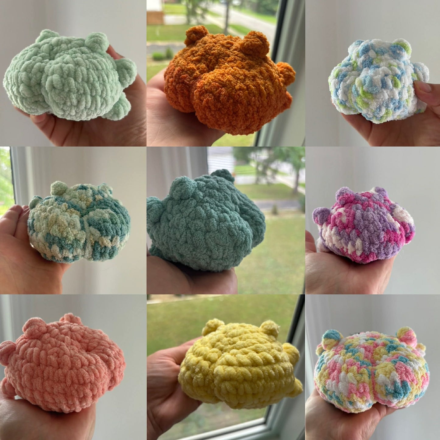 Cheeky Frog Crochet Plush, Plushies, Frogs with Butts