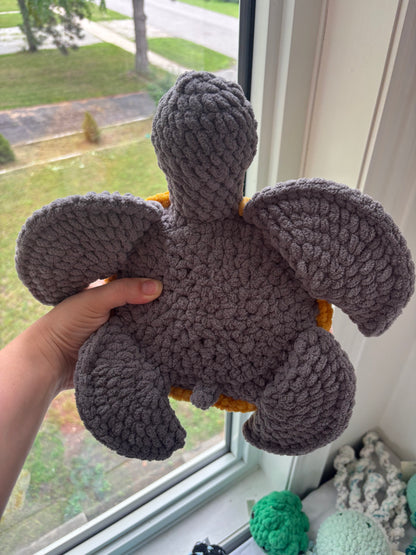 Sea Turtle Crochet Plush: Floral and Vibes