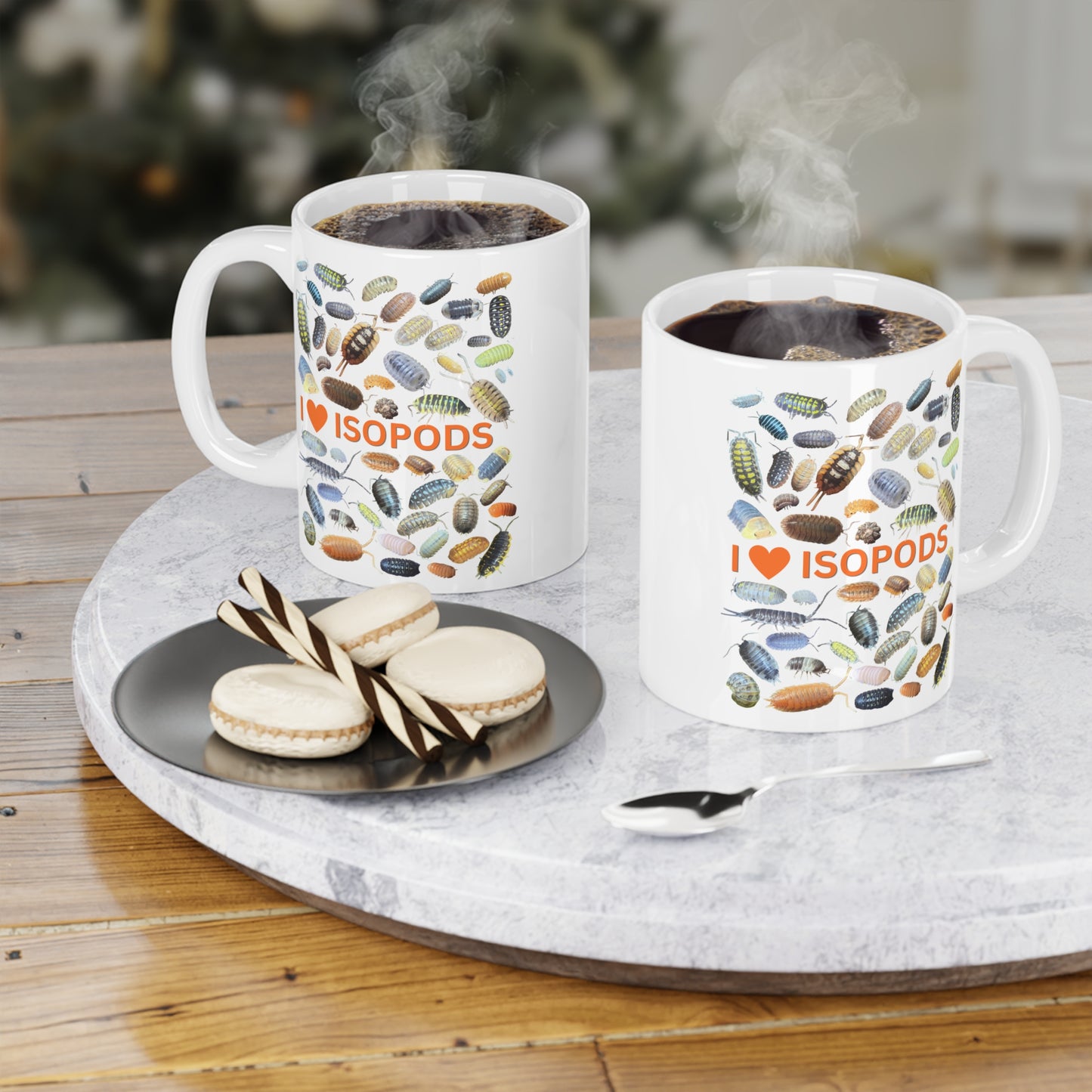 I Love Isopods Cup, Cute Isopod Enthusiast Gift, Isopod Collector Gift, Inverts, Isopod Gift (11oz/15oz/20oz)