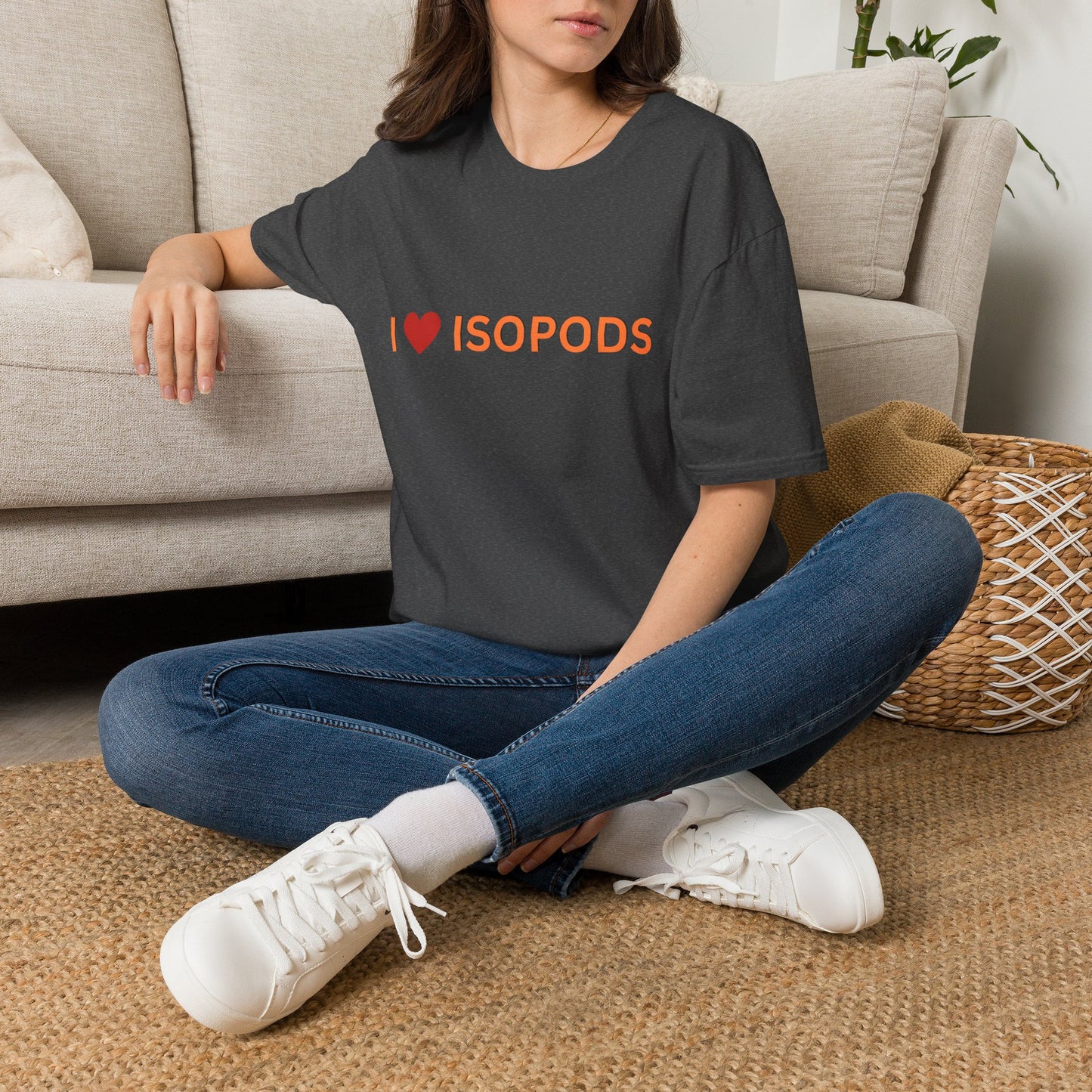 I Love Isopods T-Shirt — Cute Pet Enthusiast Tee, Isopod Collector Shirt, Isopod Shirts