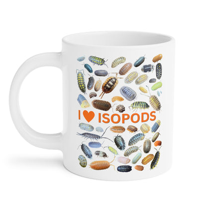 I Love Isopods Cup, Cute Isopod Enthusiast Gift, Isopod Collector Gift, Inverts, Isopod Gift (11oz/15oz/20oz)