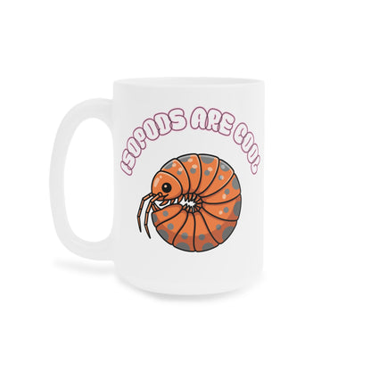 Isopods are Cool - 11oz and 15oz Ceramic White Mug - The Reptile Jungle Mugs