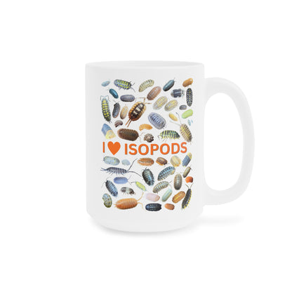I Love Isopods Cup, Cute Isopod Enthusiast Gift, Isopod Collector Gift, Inverts, Isopod Gift (11oz/15oz/20oz)