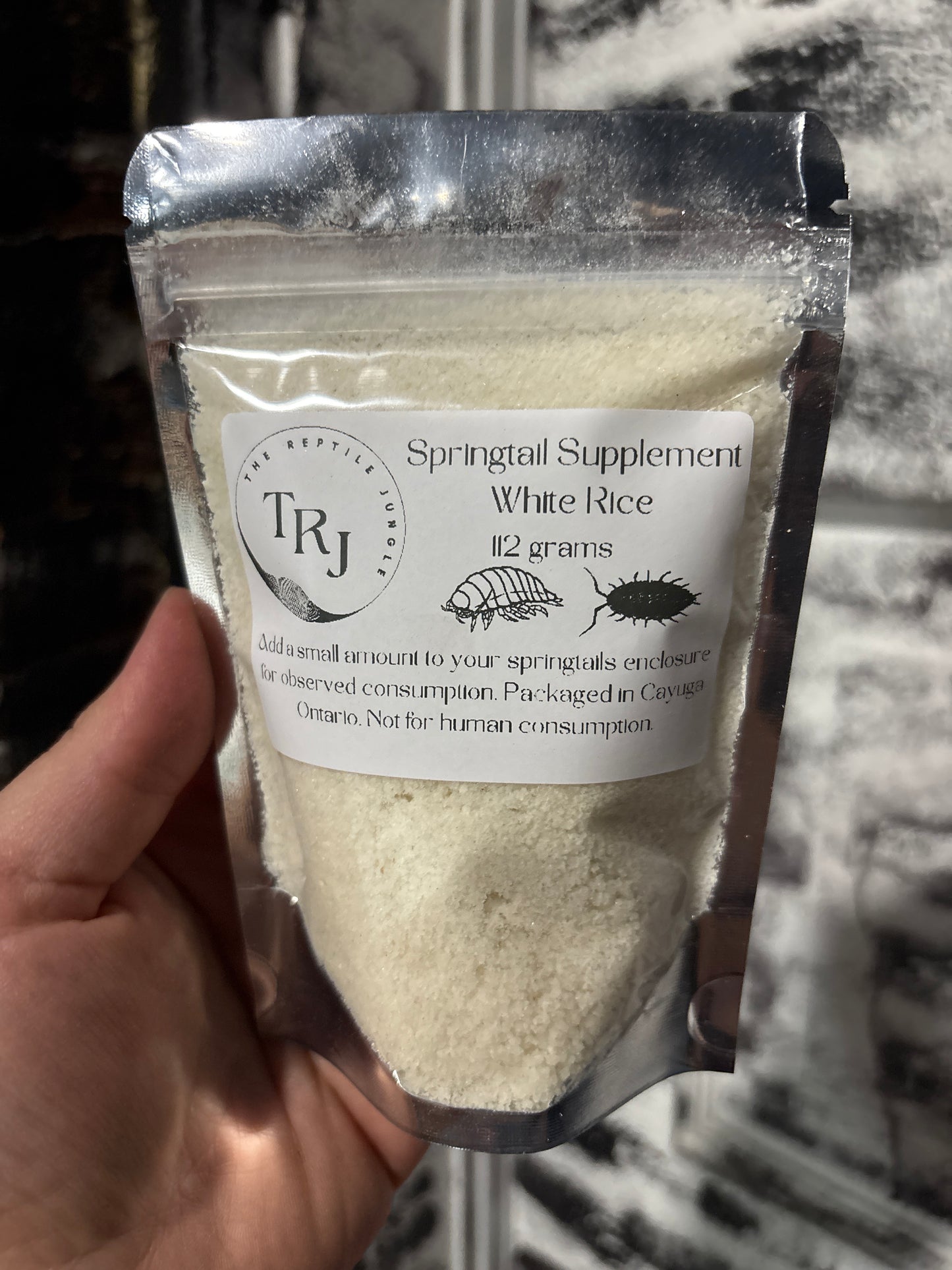 Springtail Supplement: WHITE RICE