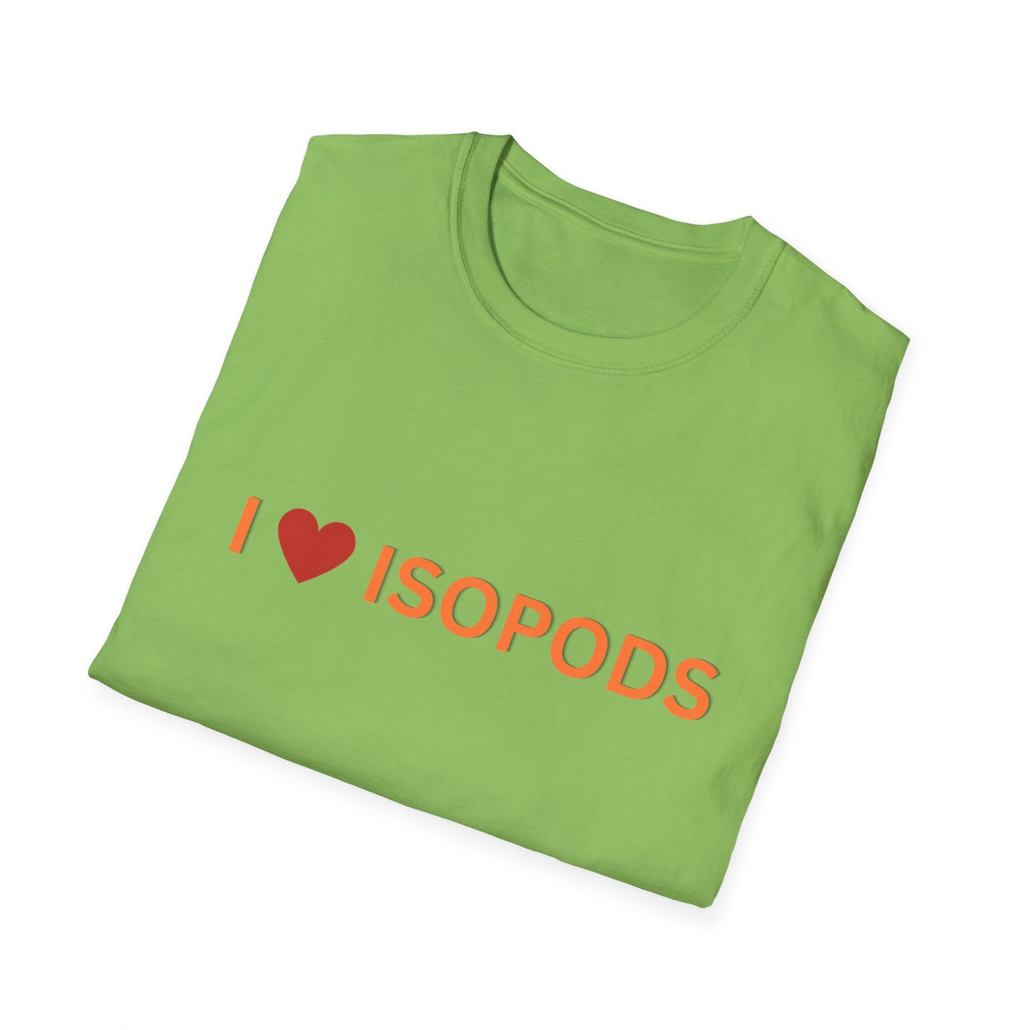 I Love Isopods T-Shirt — Cute Pet Enthusiast Tee, Isopod Collector Shirt, Isopod Shirts
