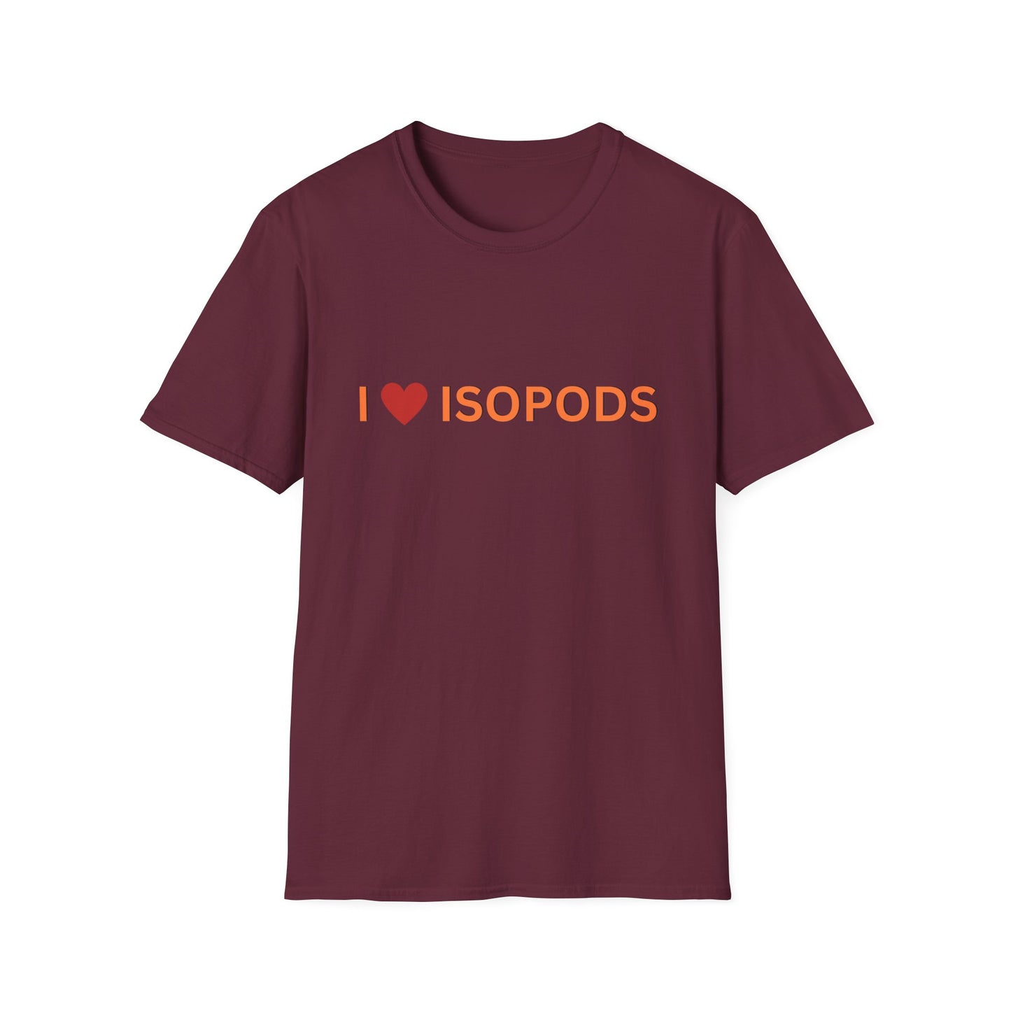 I Love Isopods T-Shirt — Cute Pet Enthusiast Tee, Isopod Collector Shirt, Isopod Shirts