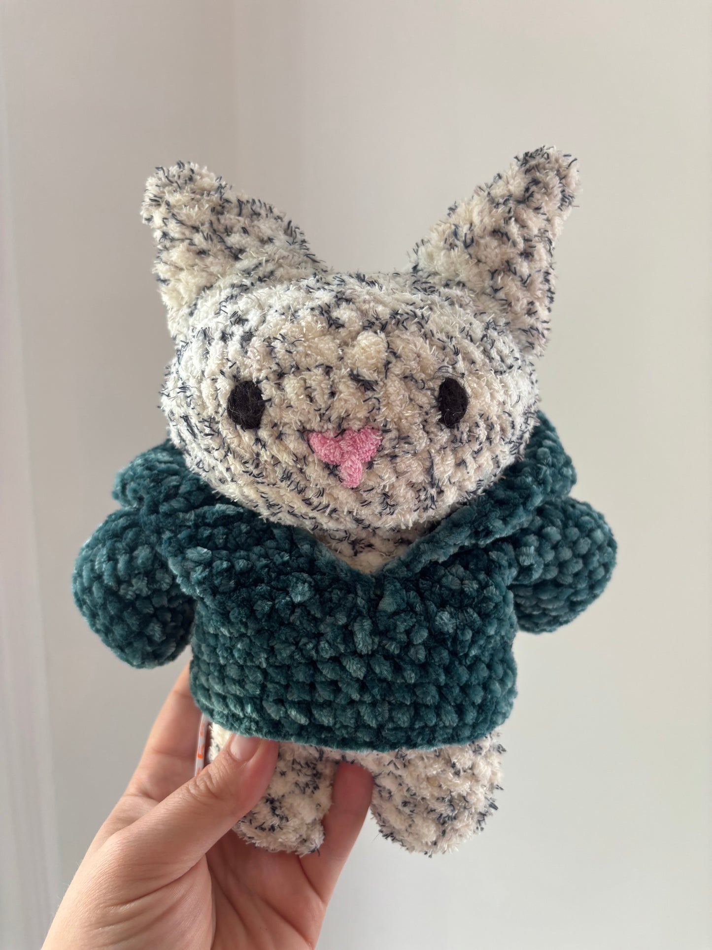 Cat in a Sweater Crochet Plush
