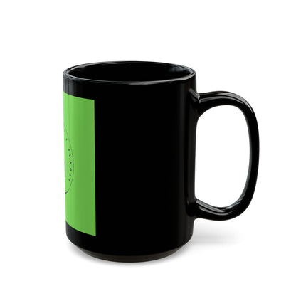 The Reptile Jungle Black Coffee Mug — TRJ Green Badge 11oz/15oz