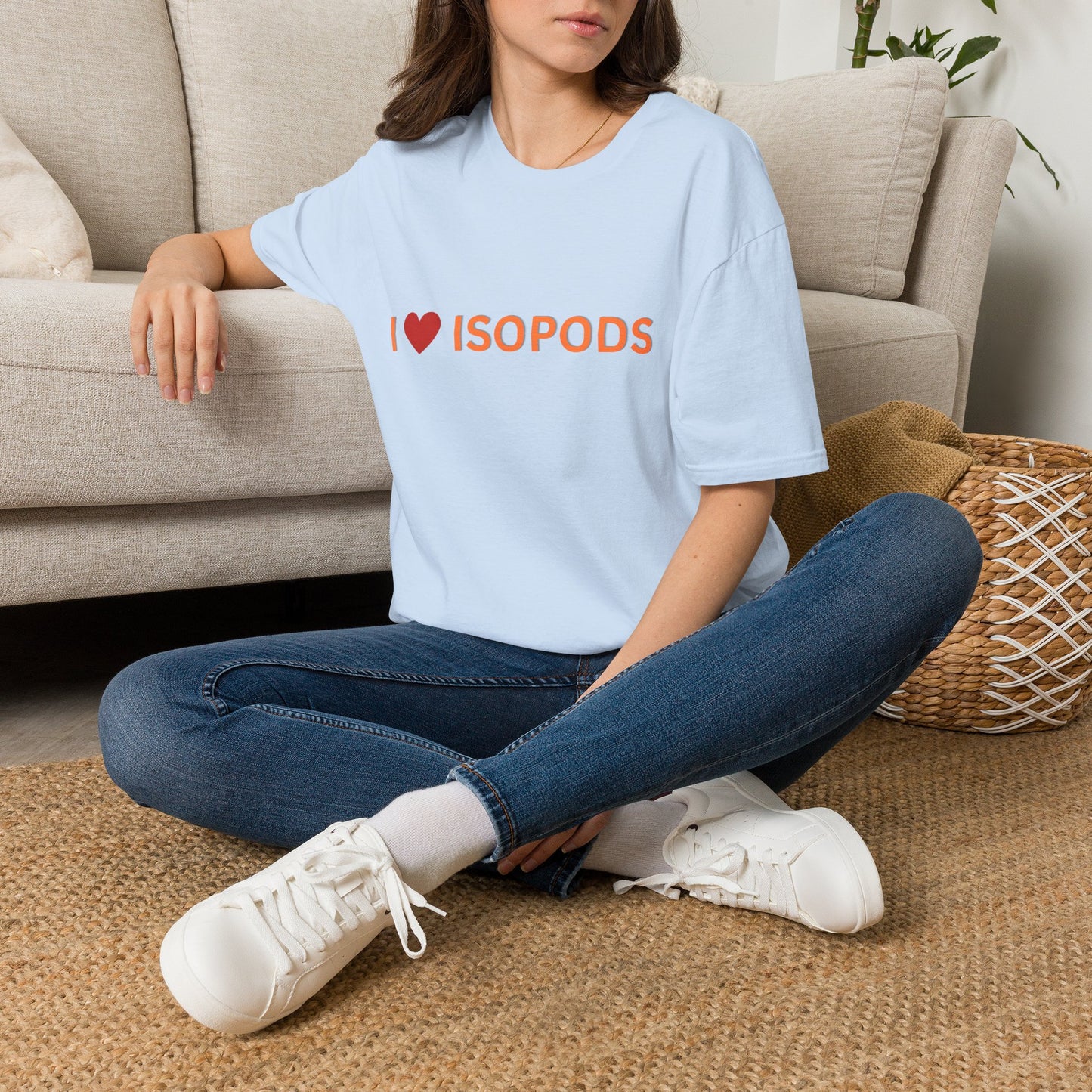 I Love Isopods T-Shirt — Cute Pet Enthusiast Tee, Isopod Collector Shirt, Isopod Shirts