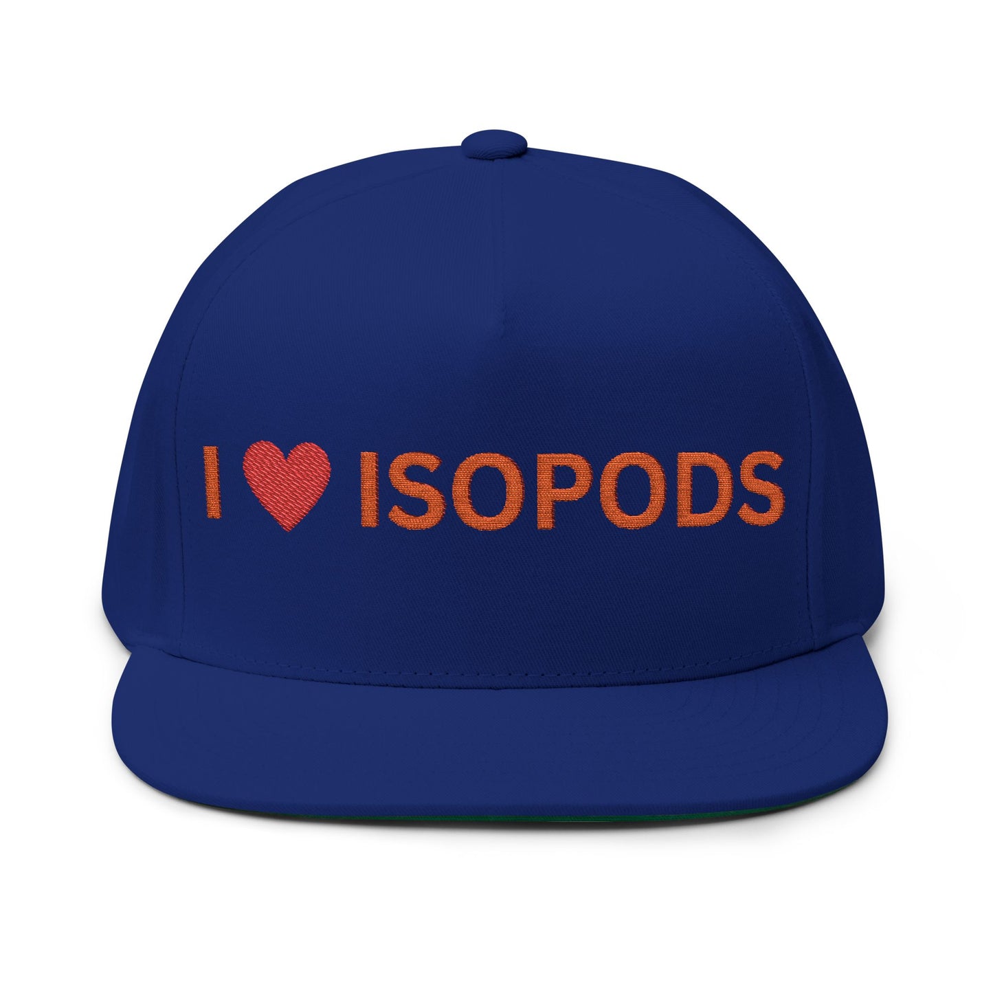 I LOVE ISOPODS Bill Cap/Hat, Isopod Collector Hat, Isopod Collectors, Hat Collector, The Reptile Jungle Merchandise