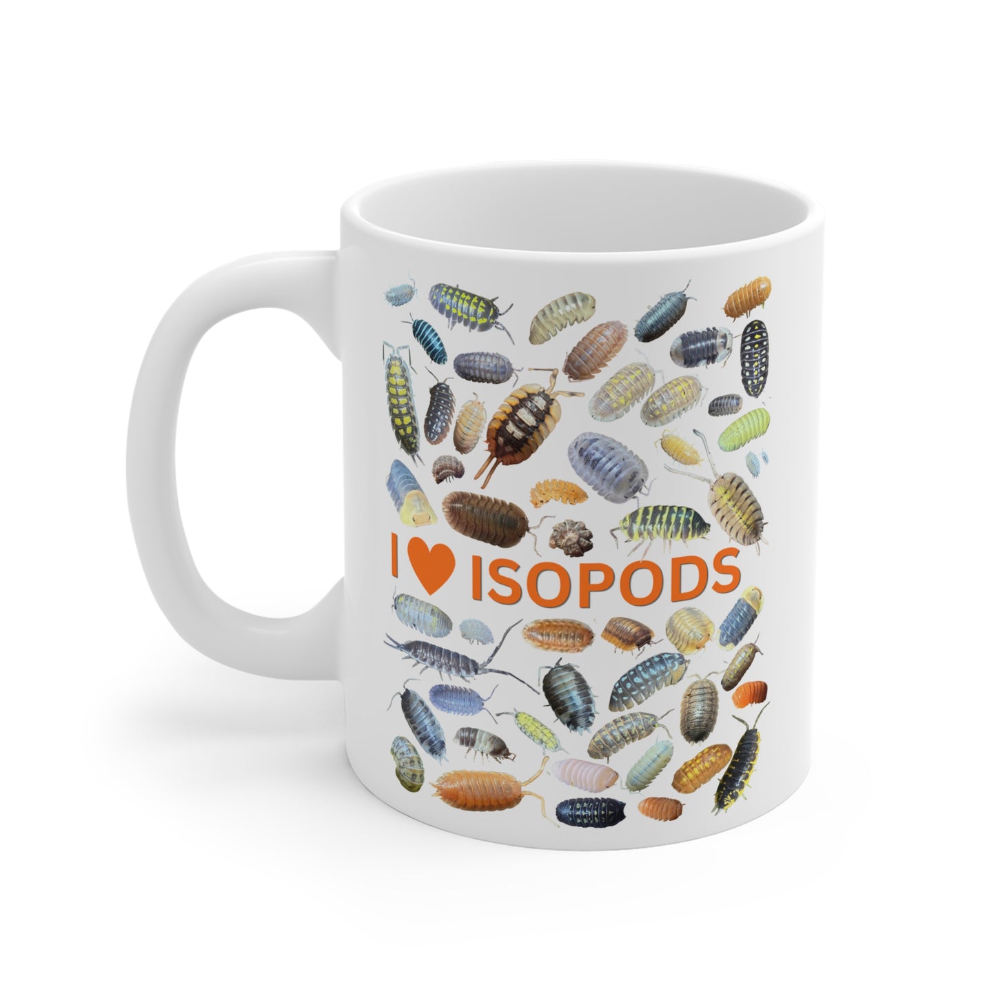 I Love Isopods Cup, Cute Isopod Enthusiast Gift, Isopod Collector Gift, Inverts, Isopod Gift (11oz/15oz/20oz)