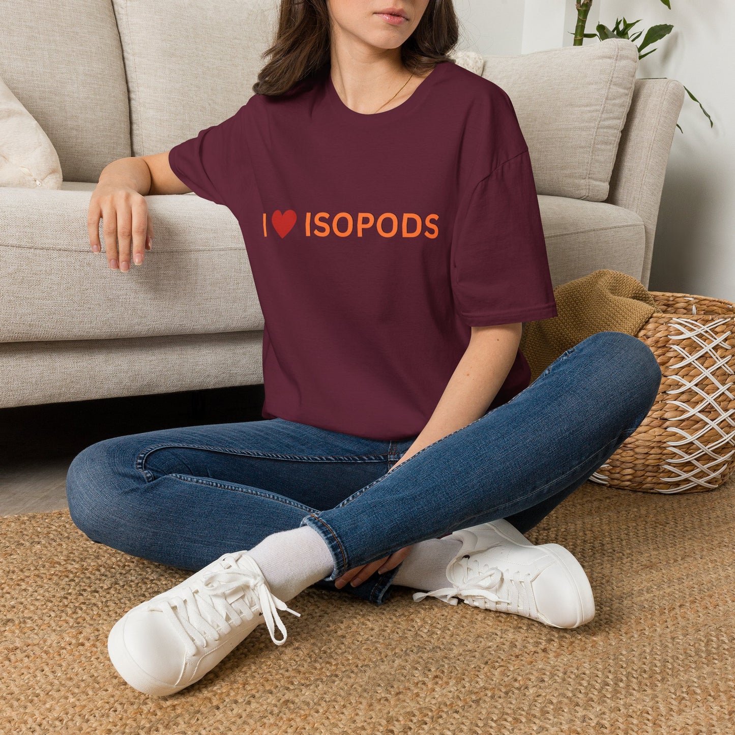 I Love Isopods T-Shirt — Cute Pet Enthusiast Tee, Isopod Collector Shirt, Isopod Shirts