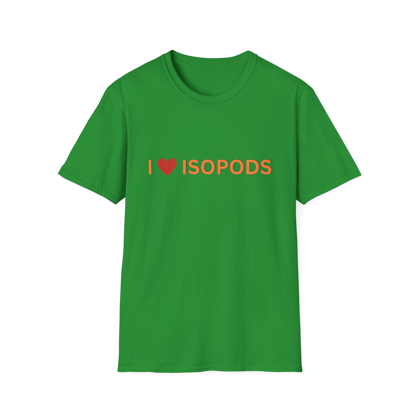 I Love Isopods T-Shirt — Cute Pet Enthusiast Tee, Isopod Collector Shirt, Isopod Shirts