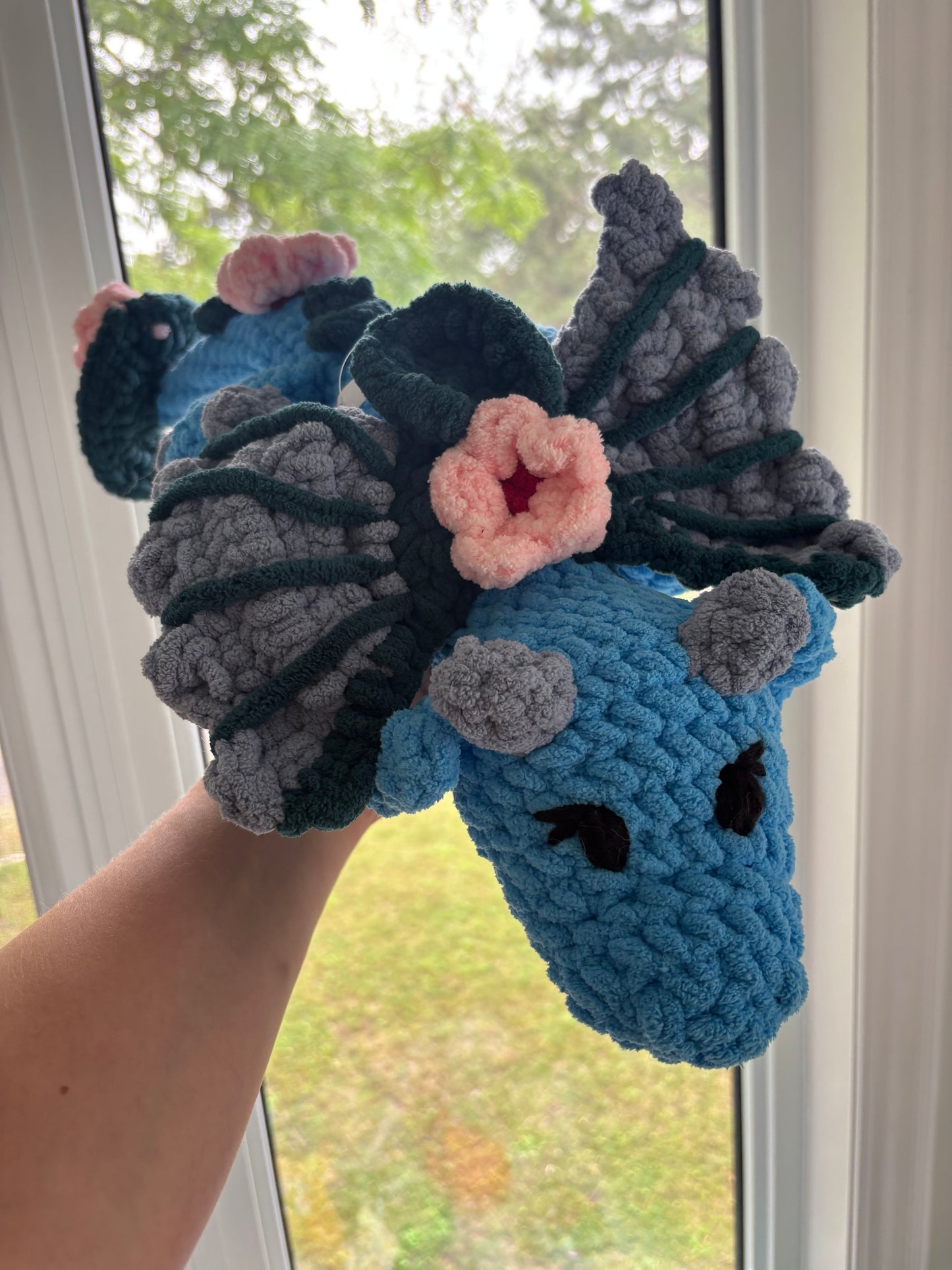 Water Dragon Crochet Plush
