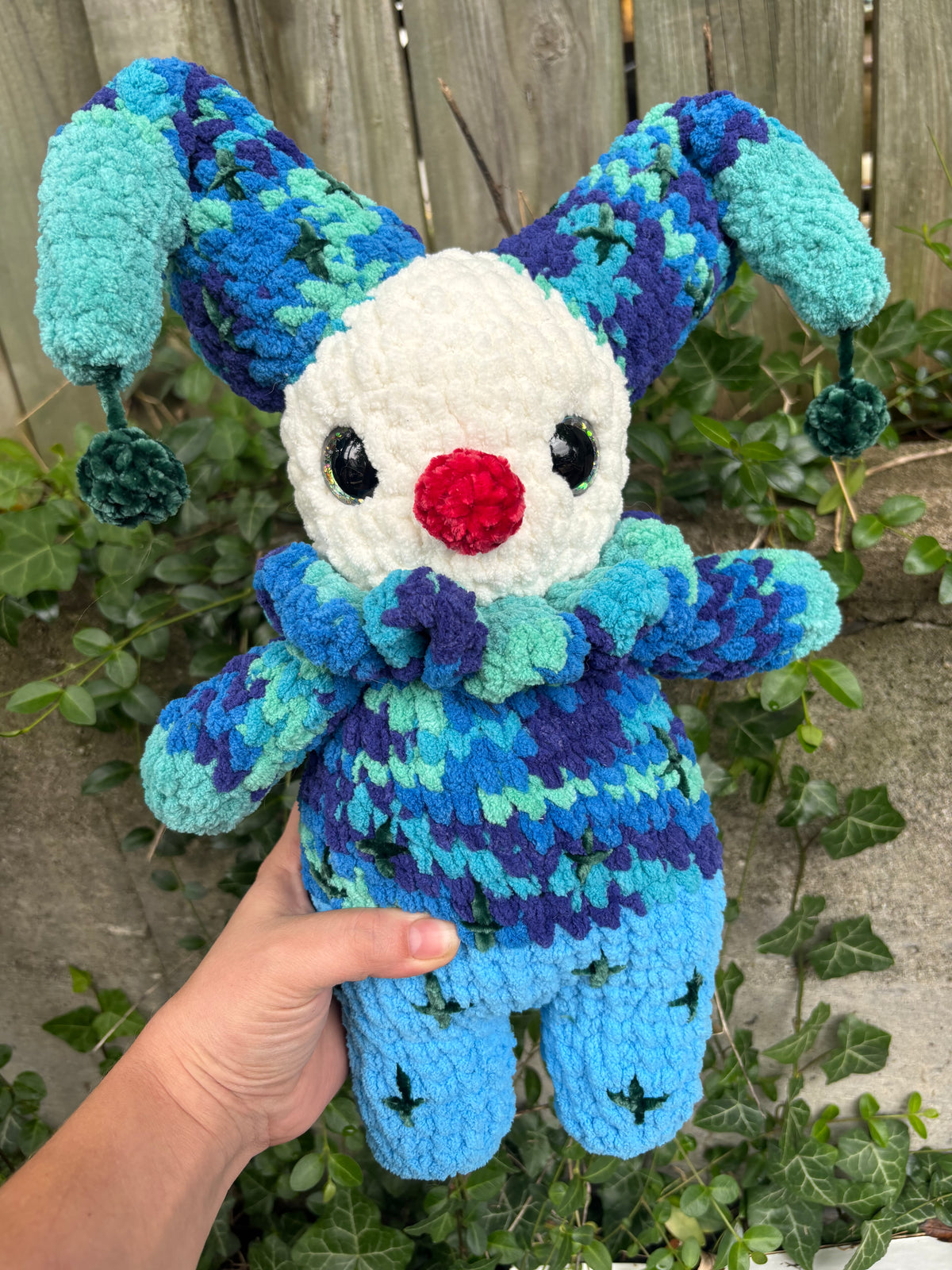 Benny the Clown Crochet Plush