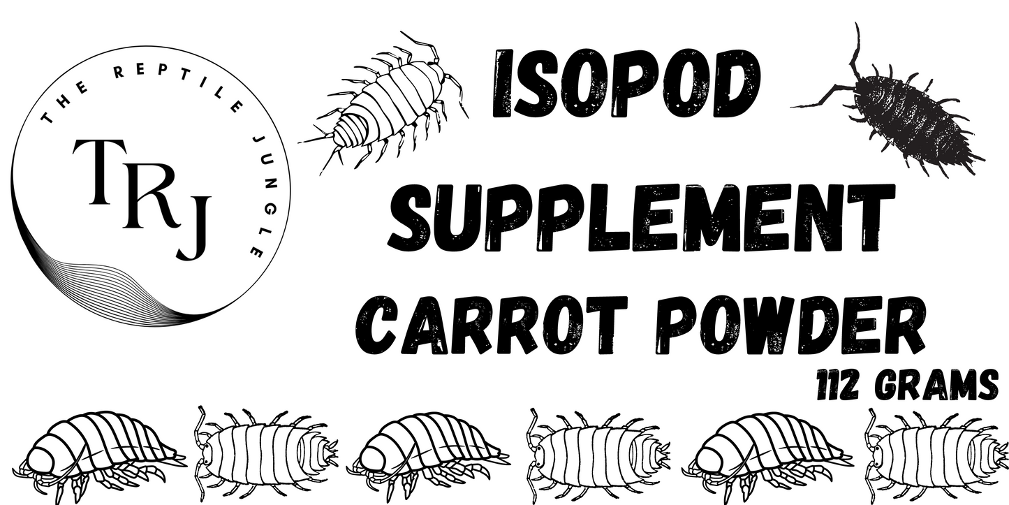 Isopod Supplement: CARROT POWDER