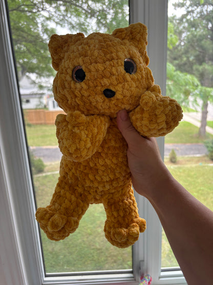 Yellow Miso the Cat Crochet Plush