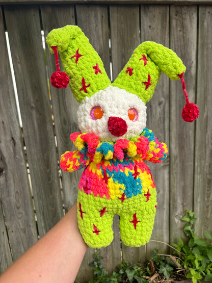 Chuckles the Clown Crochet Plushy, Stuffy Decortaion