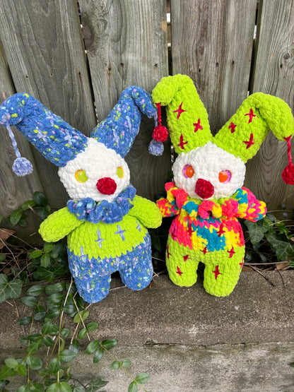 Chuckles the Clown Crochet Plushy, Stuffy Decortaion