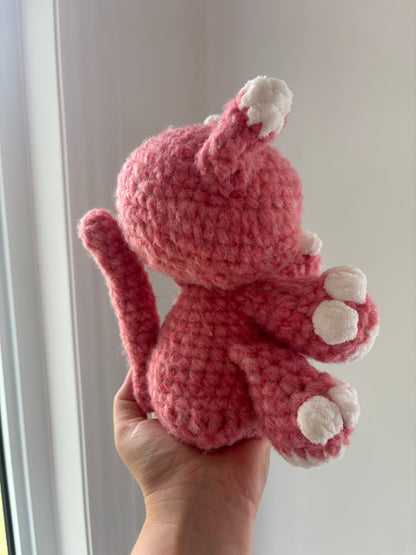 Peachy Miso the Cat Crochet Plush