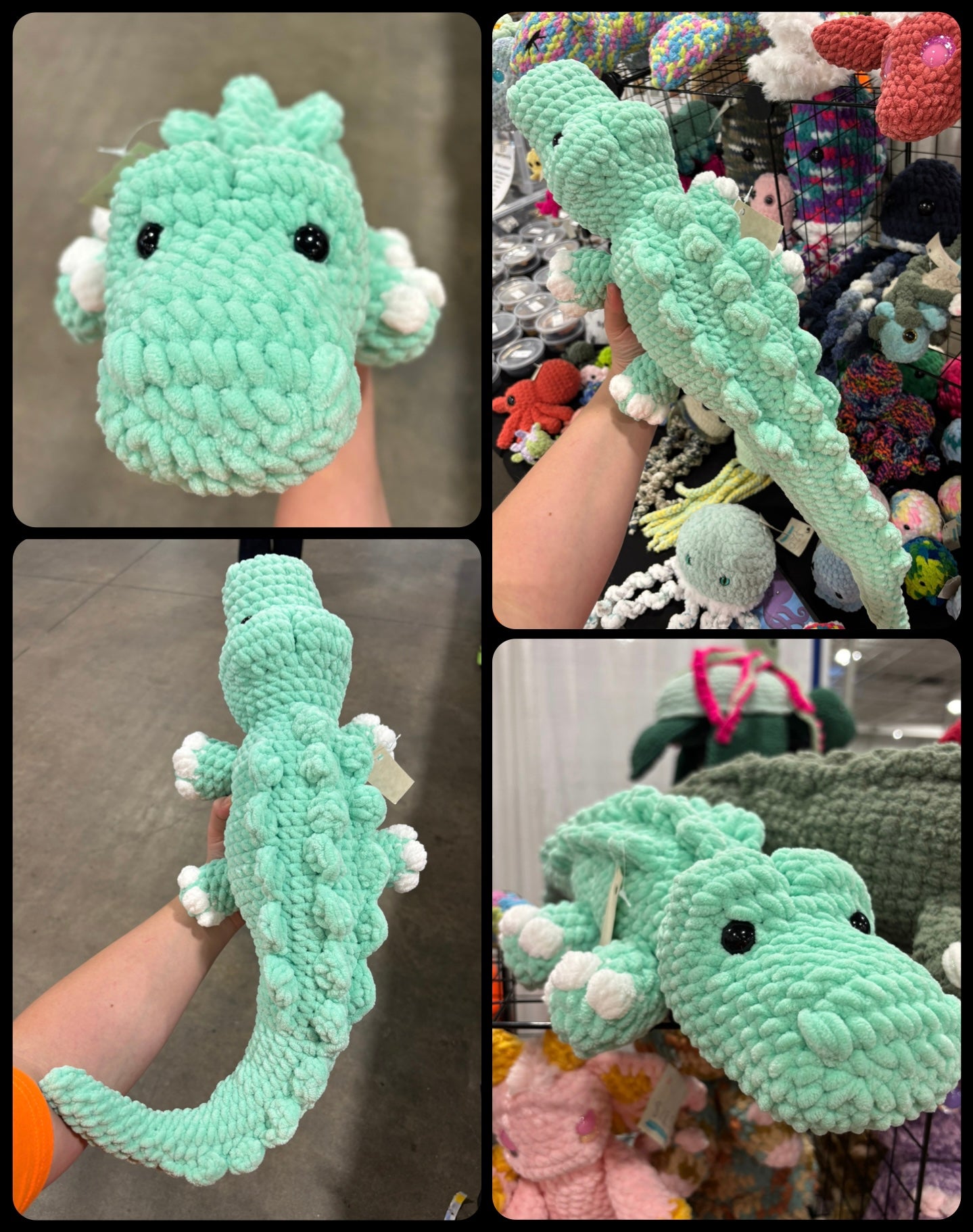 Ace the Alligator Crochet Plush