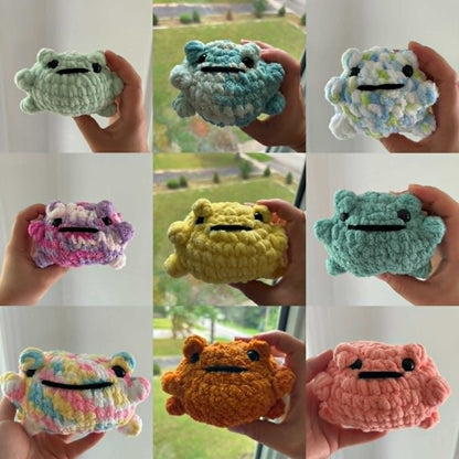 Cheeky Frog Crochet Plush, Plushies, Frogs with Butts
